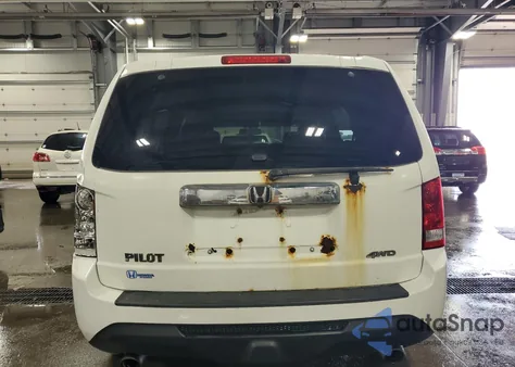 2012 Honda Pilot Exl из США, поврежденный, VIN 5FNYF4H57CB070402